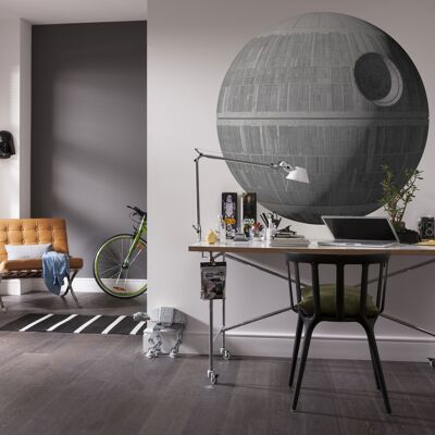 Selbstklebende Vlies Fototapete - Star Wars XXL Death Star - Größe 127 x 127 cm