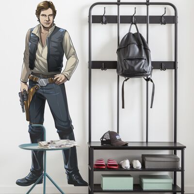 Selbstklebende Vlies Fototapete - Star Wars XXL Han Solo - Größe 127 x 196 cm