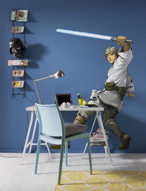 Selbstklebende Vlies Fototapete - Star Wars XXL Luke Skywalker - Größe 127 x 200 cm