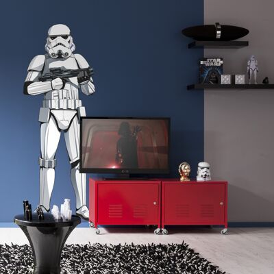 Papel pintado fotográfico autoadhesivo de tejido no tejido - Star Wars XXL Stormtrooper - tamaño 127 x 188 cm