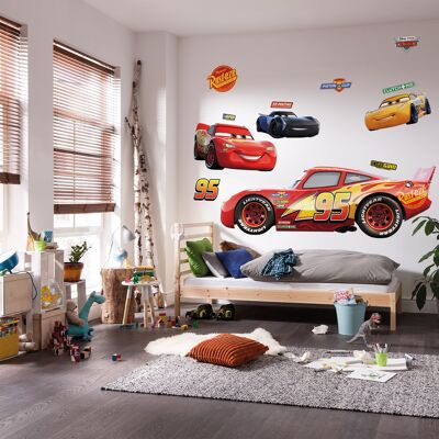 Selbstklebende Vlies Fototapete - Cars XXL - Größe 127 x 200 cm