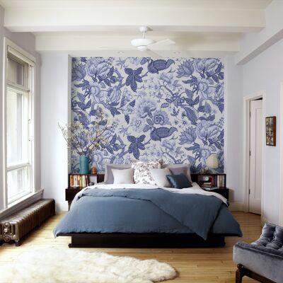 Non-woven photo wallpaper - Bleuet - size 200 x 280 cm