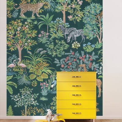 Papel pintado fotográfico no tejido - Happy Jungle - tamaño 200 x 280 cm