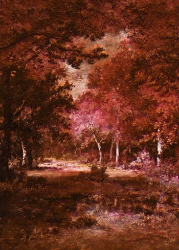 Papier peint photo intissé - Autumna Rosso - format 200 x 280 cm 2
