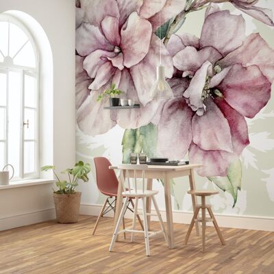 Papel pintado fotográfico no tejido - La Flor - tamaño 300 x 280 cm