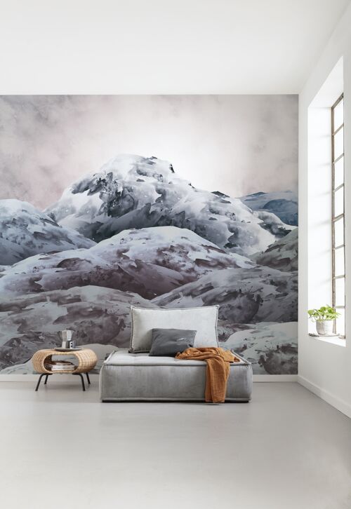 Vlies Fototapete - Shadow Mountain - Größe 300 x 280 cm