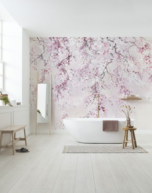 Vlies Fototapete - Kirschblüten - Größe 300 x 280 cm
