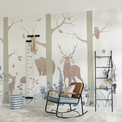 Non-woven photo wallpaper - Forest Animals - size 400 x 280 cm