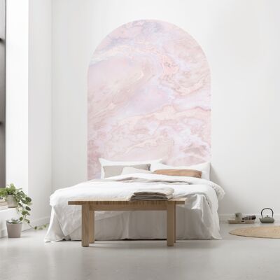 Mural no tejido autoadhesivo - Marmol Pink - medidas 127 x 200 cm