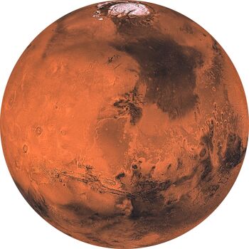 Papier peint photo intissé autocollant - Mars - format 125 x 125 cm 2