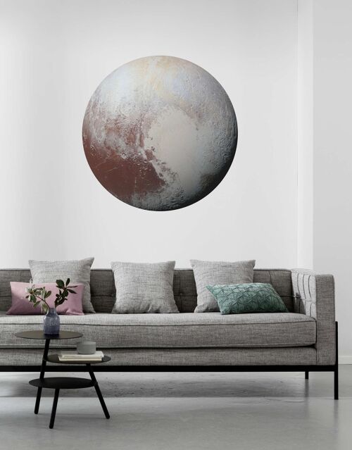 Selbstklebende Vlies Fototapete - Pluto - Größe 125 x 125 cm