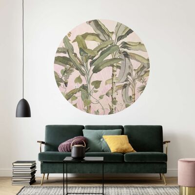 Papel pintado fotográfico autoadhesivo no tejido - Botánica - tamaño 125 x 125 cm