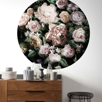 Selbstklebende Vlies Fototapete - Flower Couture - Größe 125 x 125 cm