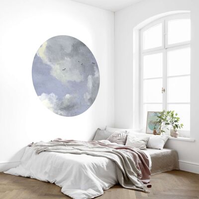 Papel pintado fotográfico no tejido autoadhesivo - Simply Sky - tamaño 125 x 125 cm
