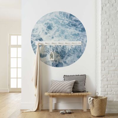 Self-adhesive non-woven photo wallpaper - Ocean Twist - size 125 x 125 cm