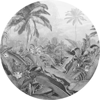 Papier peint photo intissé autocollant - Esprit Amazonien - format 125 x 125 cm 2