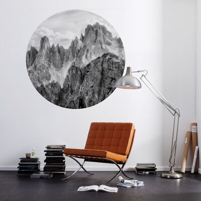Papel pintado fotográfico autoadhesivo no tejido - Torres - tamaño 125 x 125 cm