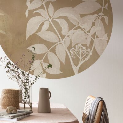 Self-adhesive non-woven photo wallpaper - Blooming Branch - size 125 x 125 cm