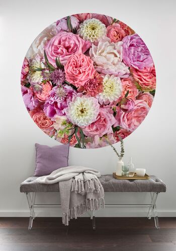 Papier peint photo intissé autocollant - Beautiful Blossoms - format 125 x 125 cm 1