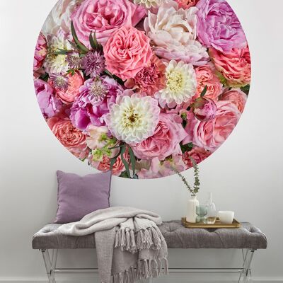 Selbstklebende Vlies Fototapete - Beautiful Blossoms - Größe 125 x 125 cm
