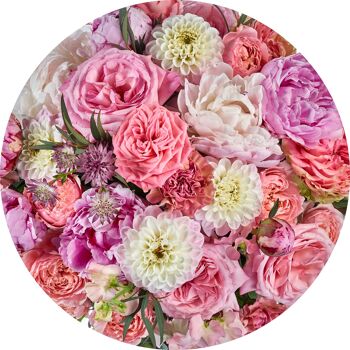 Papier peint photo intissé autocollant - Beautiful Blossoms - format 125 x 125 cm 2