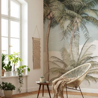 Papel pintado fotográfico no tejido - Palm Oasis - tamaño 200 x 280 cm