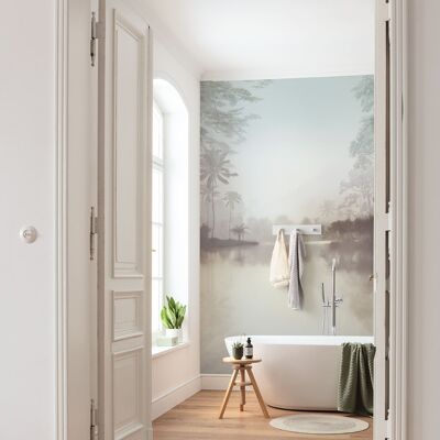 Non-woven photo wallpaper - Lac Tropical Pure - size 200 x 280 cm