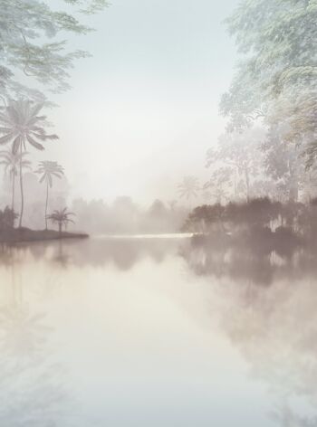 Papier peint photo intissé - Lac Tropical Pure - format 200 x 280 cm 2