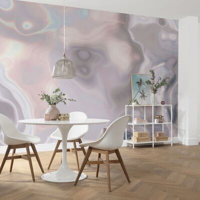 Non-woven photo wallpaper - Shimmering Waves - size 400 x 280 cm