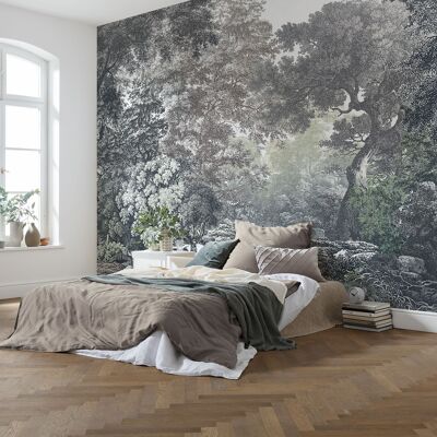Papel pintado fotográfico no tejido - Bosque de cuento de hadas - tamaño 400 x 280 cm