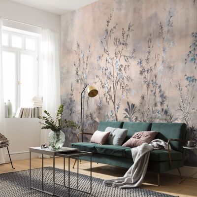 Non-woven photo wallpaper - Mandarin Morning - size 900 x 280 cm