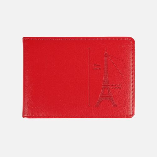 Range Cartes Elégance rouge tour Eiffel (lot de 3)