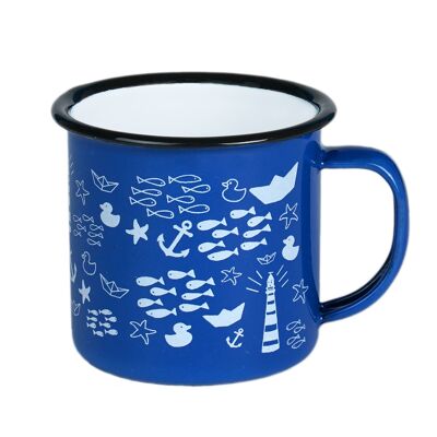 Blue mini mug sea 6x6