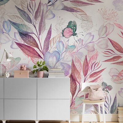 Non-woven photo wallpaper - eucalyptus - size 250 x 250 cm