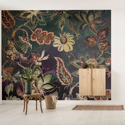 Non-woven photo wallpaper - Moonshadow Blossom - size 300 x 250 cm