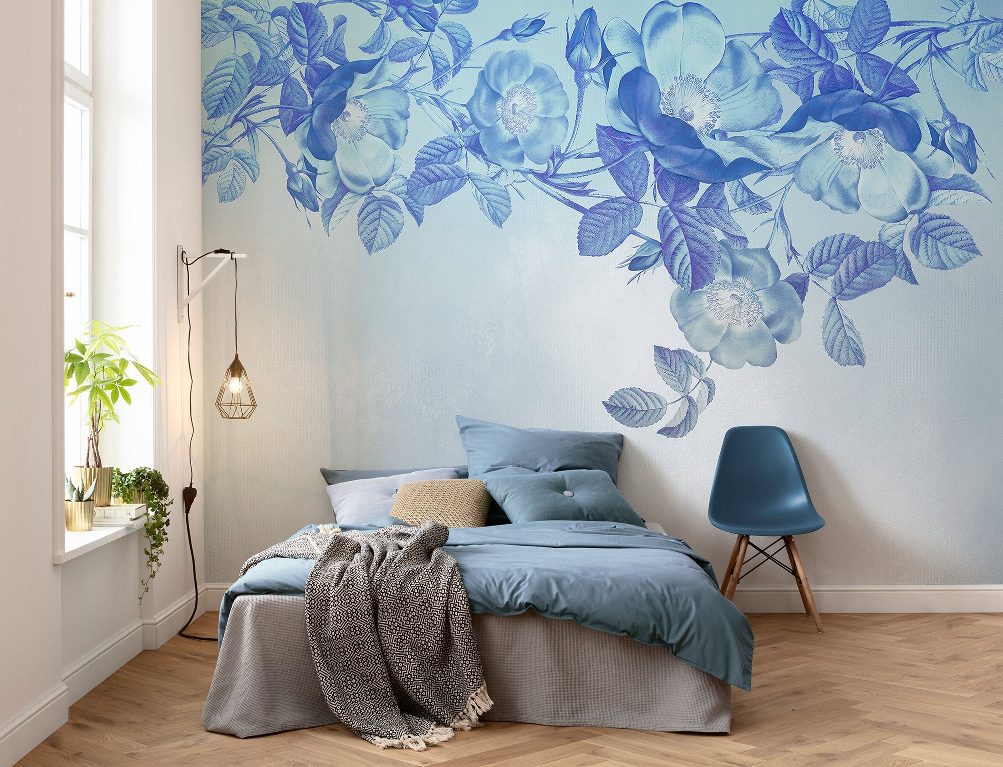 - size 250 wholesale Blue 350 - Aura photo cm Non-woven wallpaper Buy x