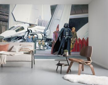 Papier peint photo intissé - Star Wars Classic RMQ Death Star Shuttle Dock - Taille 500 x 250 cm 1