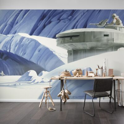 Vlies Fototapete - Star Wars Classic RMQ Hoth Echo Base - Größe 500 x 250 cm