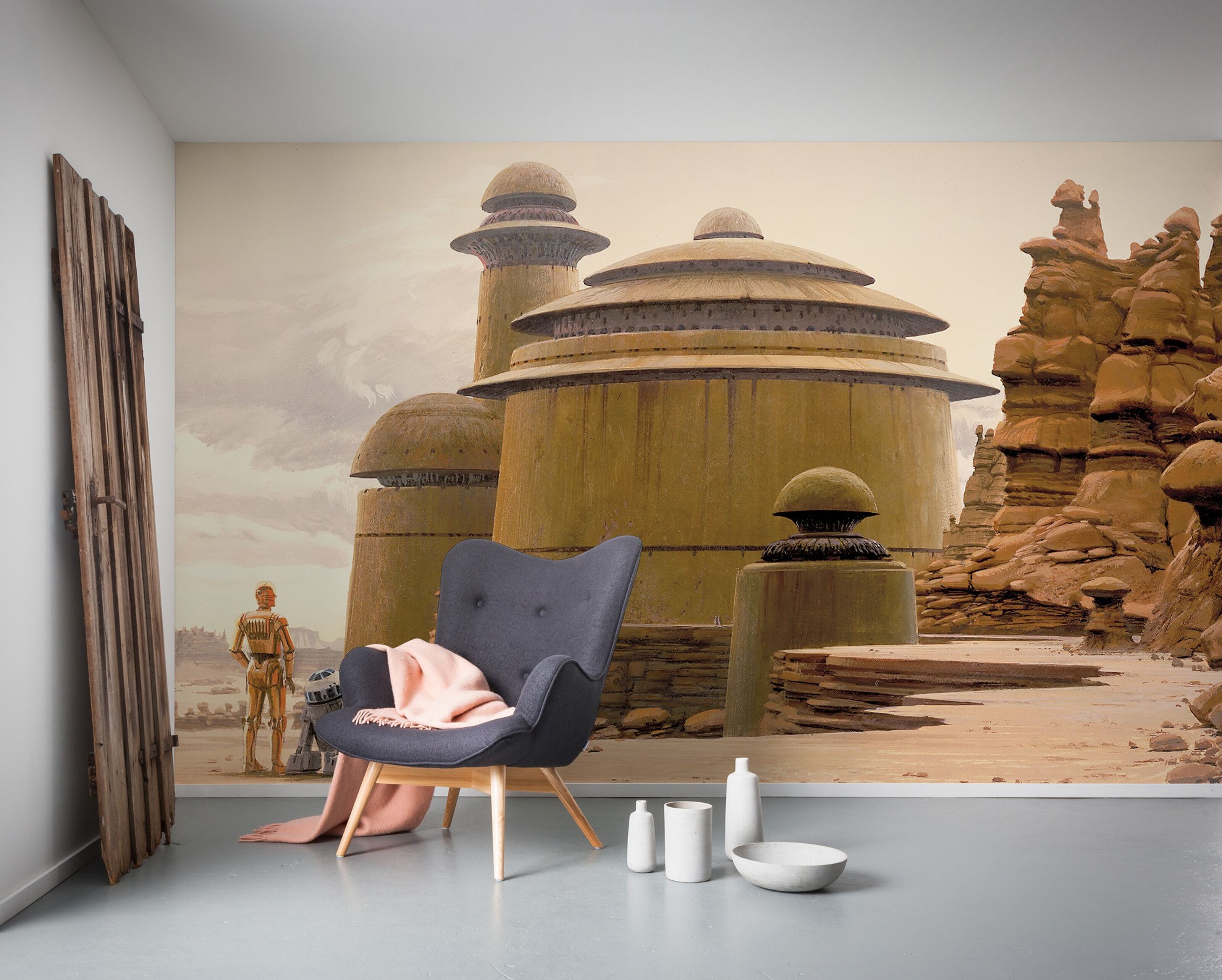 Kaufen Sie Vlies Fototapete - Star Wars Classic RMQ Jabbas Palace - Größe  500 x 250 cm zu Großhandelspreisen