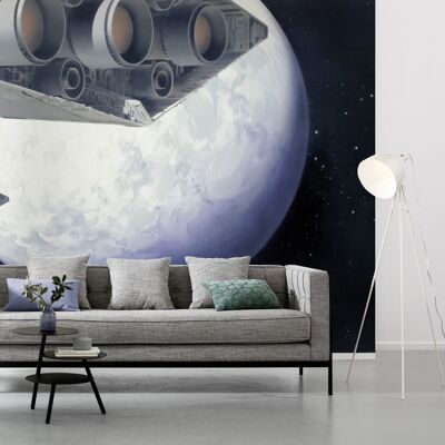 Papel pintado fotográfico no tejido - Star Wars Classic RMQ Stardestroyer - Tamaño 500 x 250 cm