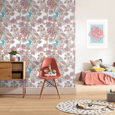Non-woven photo wallpaper - Cinderella Blossom - size 200 x 280 cm