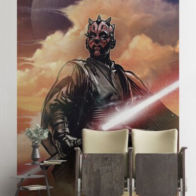 Papel pintado fotográfico no tejido - Star Wars Classic Darth Maul - tamaño 200 x 280 cm