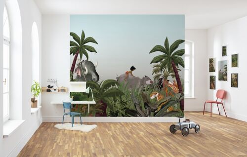 Vlies Fototapete - Jungle Book - Größe 300 x 280 cm