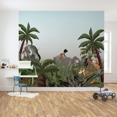 Vlies Fototapete - Jungle Book - Größe 300 x 280 cm