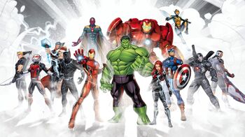 Papier peint photo intissé - Avengers Unite - format 500 x 280 cm 2