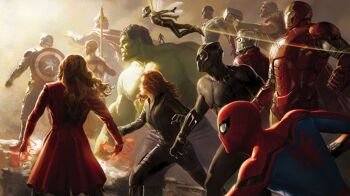 Papier peint photo intissé - Avengers Final Battle - format 500 x 280 cm 2
