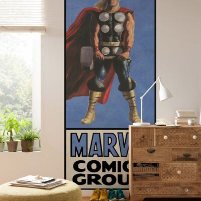 Papel pintado fotográfico no tejido - Thor Retro Comic Box - tamaño 100 x 280 cm