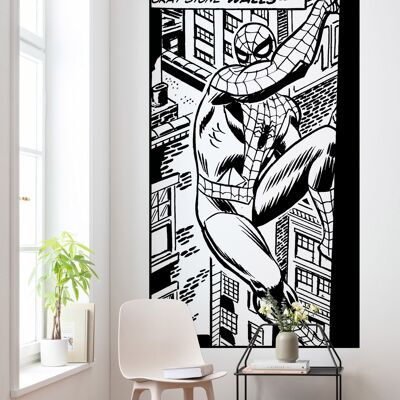 Vlies Fototapete - Spider-Man Classic Climb - Größe 100 x 200 cm