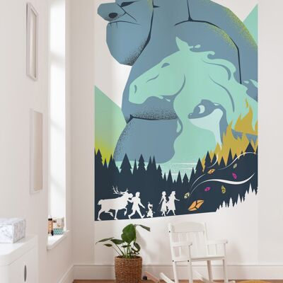 Papel pintado fotográfico no tejido - Frozen Adventure - tamaño 150 x 280 cm