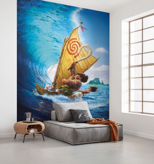 Vlies Fototapete - Moana Ride the Wave - Größe 200 x 280 cm